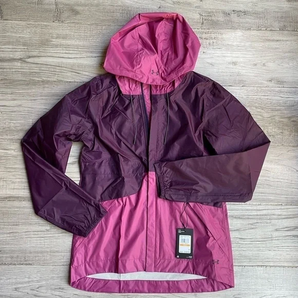 Under Armour Water Proof Jacket Stormproof Cloudstrike Shell Jacket Fitted Small